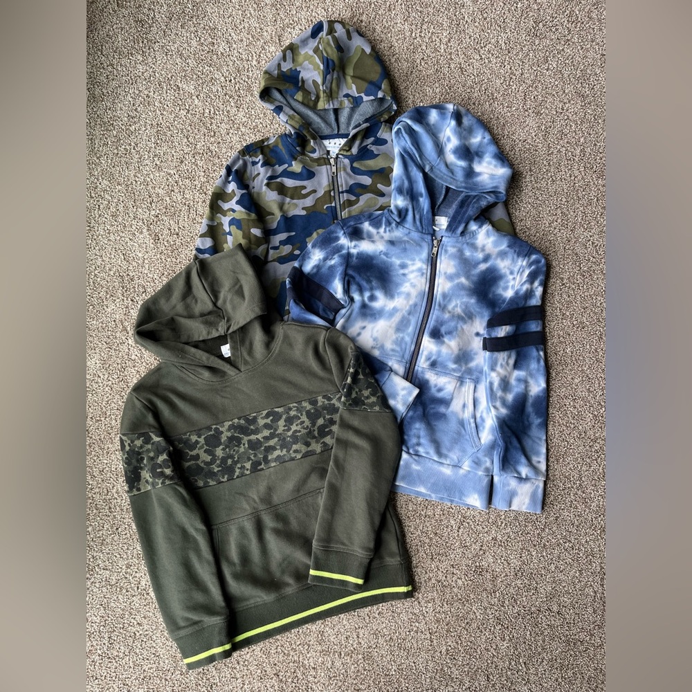 Rockets of Awesome Hoodie Sweater Jacket Lot, Size 8, Boys